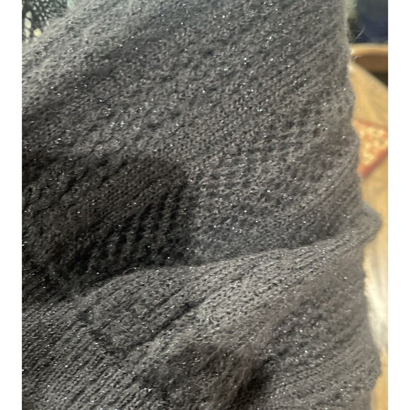 Sweater Express Design Studio Size Sm Dark Grey /Silver Fleck Accents - Picture 3 of 5